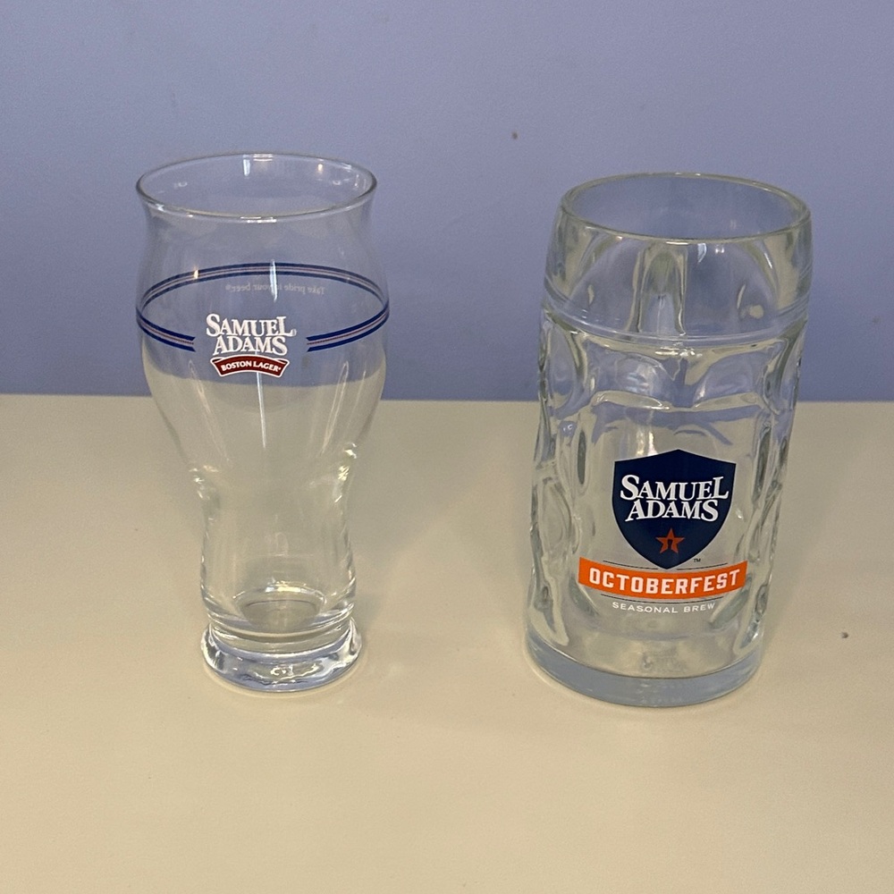 Samuel Adams Clear Glass Set